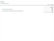 Tablet Screenshot of api.dpml.net